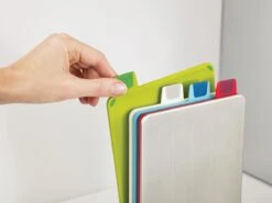 Joseph Joseph JosephJoseph - Index - Mini - Snijplank In Houder - Set Van 5 Stuks - Zilver -Kookgerei Koning Verkoop 1200x900 254