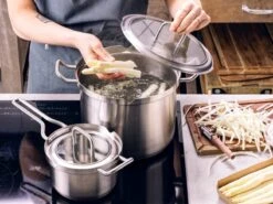 BK Q-linair Master Glas Pannenset - 5-delig - Glazen Deksel - Veilig Afgietsysteem - Inductie -Kookgerei Koning Verkoop 1200x900 355