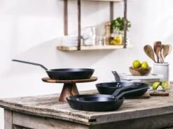 BK Solid Steel Koekenpan Ø 26 Cm - Plaatstaal - Inductie - BBQ -Kookgerei Koning Verkoop 1200x900 366