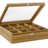 Bredemeijer - Theedoos 12-vaks Venster Bamboe Natural