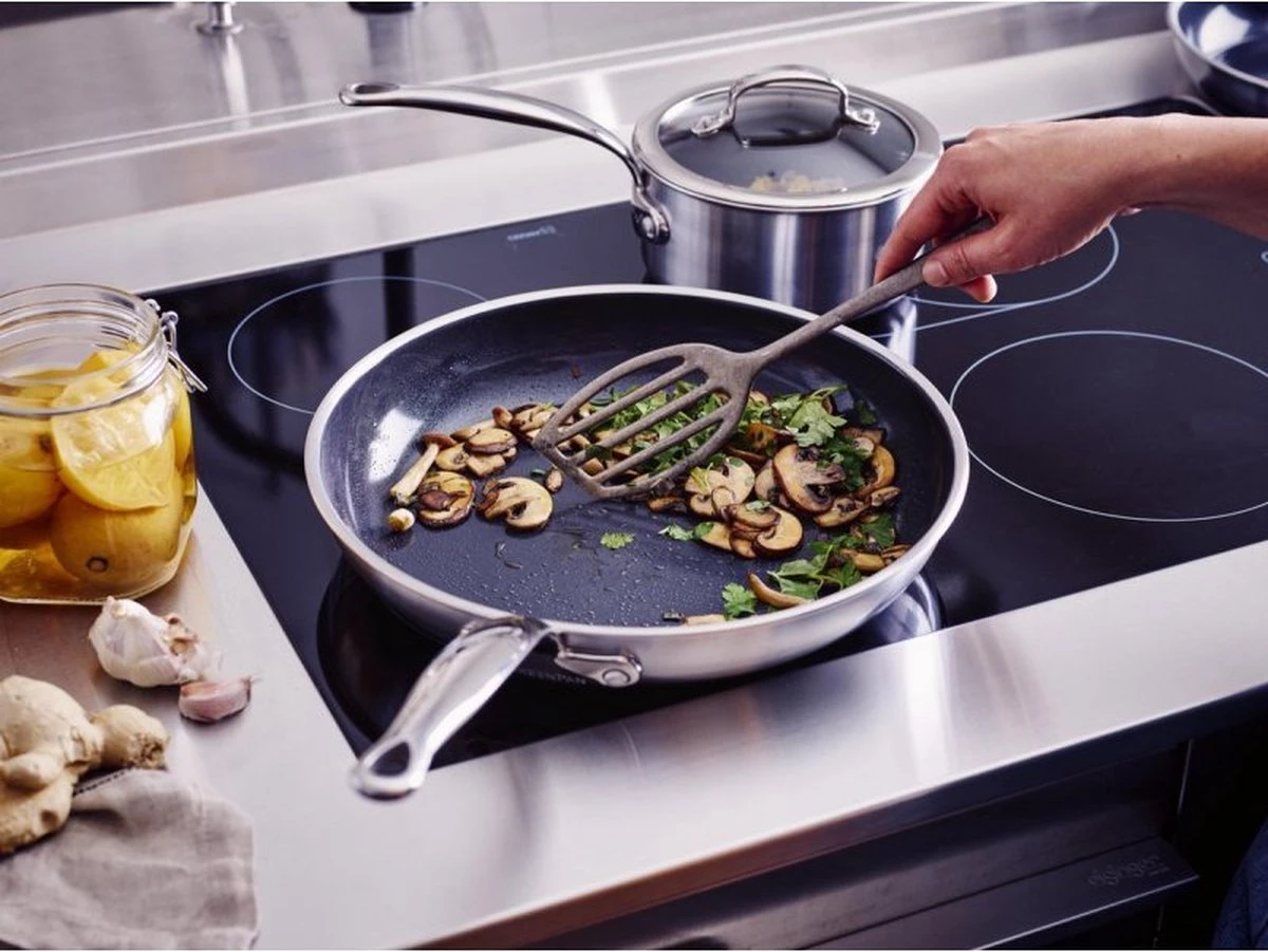 Greenpan Premiere 3-laags RVS Koekenpannenset 20-28 Cm 2 Greenpan Premiere 3-laags RVS Koekenpannenset 20-28 Cm - Afbeelding 2