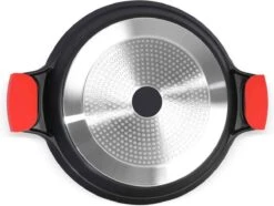 CUILINA Paella Pan 40 Cm– Duitse GREBLON Antiaanbaklaag Marmer Coating - Voor Inductie En Alle Warmtebronnen - Met Afneembare Siliconen Handvatten. -Kookgerei Koning Verkoop 1200x902 15
