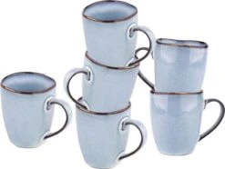 Koffiekopjes - Cappuccino Kop - Theemok - Koffiebeker - Blauw - 320ml - Set Van 6 13 Koffiekopjes - Cappuccino Kop - Theemok - Koffiebeker - Blauw - 320ml - Set Van 6 -Kookgerei Koning Verkoop 1200x904 1