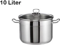 Haushalt Soeppan Met Glazen Deksel - 10 Liter- RVS 16 Haushalt Soeppan Met Glazen Deksel - 10 Liter- RVS -Kookgerei Koning Verkoop 1200x905 23