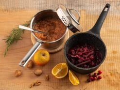 Sola Steelpan Fair Cooking - Ø 18 Cm - Zwart/wit - Aluminium - Antiaanbaklaag -Kookgerei Koning Verkoop 1200x906 17