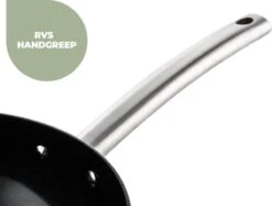 ISENVI Murray Keramische Wokpan Met Deksel 36 CM - RVS Greep 12 ISENVI Murray Keramische Wokpan Met Deksel 36 CM - RVS Greep -Kookgerei Koning Verkoop 1200x910 13