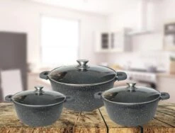 Cheffinger Steelpan Set 6-delig - 20-24-28cm - Zwart -Kookgerei Koning Verkoop 1200x914 9