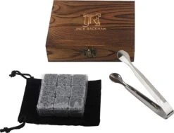 Whiskey Stones Set - 6 Stuks - Herbruikbaar - Cadeauset - Whiskey Stenen - Whisky - Jack Rackham
