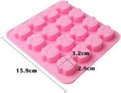 Akyol - Siliconen Vorm Pootjes - Ijsblokjesvorm, Chocolade Vorm Honden Poot Mal 16 Delig Epoxy Mallen Flexibel Kunsstof Epoxy Mold Gietmal Zeep Siliconen Mallen Chocolade Mal -Kookgerei Koning Verkoop 1200x916 3