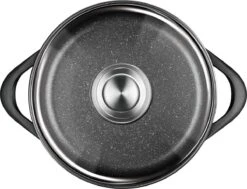 Smile 10-Delige Pannenset - Anti Aanbaklaag - Vaatwasser Bestendig - Zwart - MGK-17 14 Smile 10-Delige Pannenset - Anti Aanbaklaag - Vaatwasser Bestendig - Zwart - MGK-17 -Kookgerei Koning Verkoop 1200x919 12