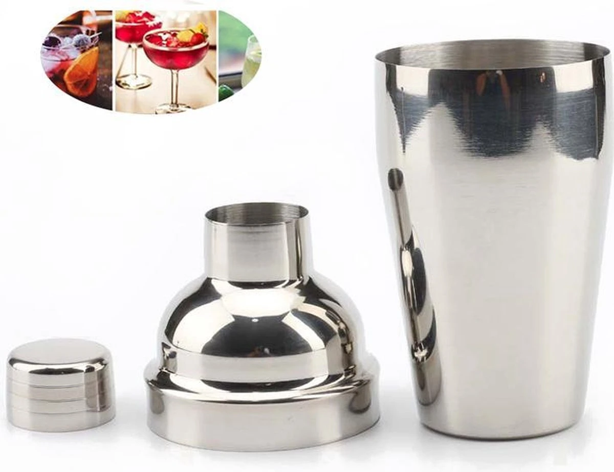 Merkloos Cocktail Set - Cocktail Shaker Set - 13-delige Cocktailset - Cocktail Shaker - Cocktail Maatbeker - Jigger - Houten Standaard - Zeef - Roerstaaf - Drinkrietjes - Schenktuit - Flessenstop - Flesopener - IJstang - RVS - Cadeau - Vaderdag 4 Merkloos Cocktail Set - Cocktail Shaker Set - 13-delige Cocktailset - Cocktail Shaker - Cocktail Maatbeker - Jigger - Houten Standaard - Zeef - Roerstaaf - Drinkrietjes - Schenktuit - Flessenstop - Flesopener - IJstang - RVS - Cadeau - Vaderdag - Afbeelding 4