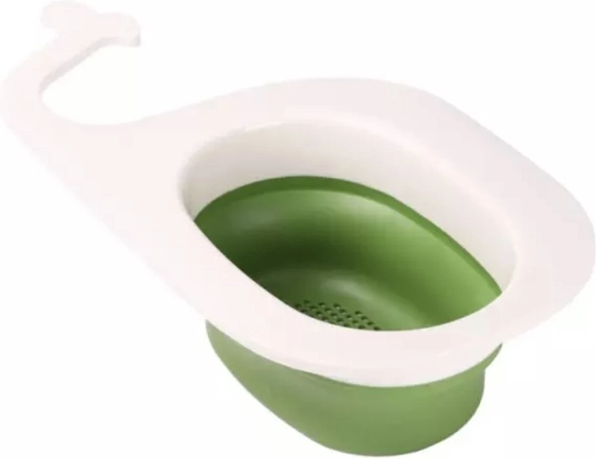 Merkloos Spoelbak Vergiet - Ovaal - Gootsteen - Lange Haak 4 Merkloos Spoelbak Vergiet - Ovaal - Gootsteen - Lange Haak - Afbeelding 4