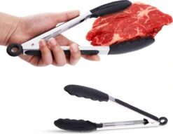 Merkloos Vleestang Voor In De Keuken Keukentang Serveertang BBQ Tang Accesoires Barbecuetang – Roestvrij Staal En Siliconen – Set Van 2 12 Merkloos Vleestang Voor In De Keuken Keukentang Serveertang BBQ Tang Accesoires Barbecuetang – Roestvrij Staal En Siliconen – Set Van 2 -Kookgerei Koning Verkoop 1200x926 7