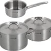DeBuyer Prim Appety Pannenset- Roestvrijstaal - 3 Delig