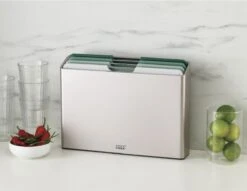 Folio Snijplanken Set Met Houder, Set Van 4 Stuks, Groen - Joseph Joseph | Editions -Kookgerei Koning Verkoop 1200x927 6