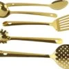 Orange85 Keukengerei Set - 5-delig - Goud - Schuimspaan - Spaghettilepel - Soeplepel - Spatel - Opscheplepel