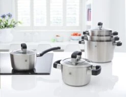 BK Conical Cool Glas Pannenset - 5-delig - Glazen Deksels - Geschikt Voor Alle Warmtebronnen -Kookgerei Koning Verkoop 1200x928 9