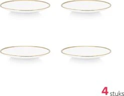 Vtwonen Serviesset - Wit-Goud - Porselein - 24-delig -Kookgerei Koning Verkoop 1200x930 4