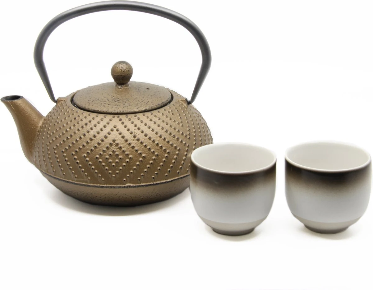 Bredemeijer - Theepot Fujian Goud 1.2L Met Filter 4 Bredemeijer - Theepot Fujian Goud 1.2L Met Filter - Afbeelding 4