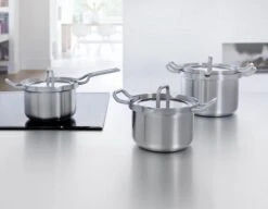 BK Q-linair Master Glas Pannenset - 5-delig - Glazen Deksel - Veilig Afgietsysteem - Inductie -Kookgerei Koning Verkoop 1200x934 11