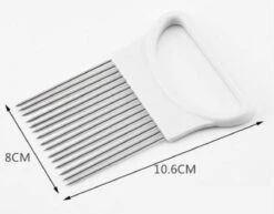 Merkloos Uiensnijder - Groentesnijder - RVS - Wit 7 Merkloos Uiensnijder - Groentesnijder - RVS - Wit -Kookgerei Koning Verkoop 1200x937 6