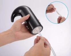 Merkloos Elektrische Wijnbeluchter - Wijn Decanteerder - Decanter - Zwart - Luxe Wijnbeluchter - Wijn Aerator - Oplaadbaar - Wijntap - Wine Decanter -Kookgerei Koning Verkoop 1200x938 7