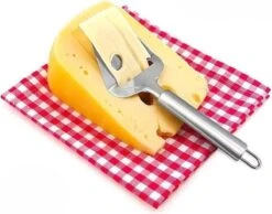 RVS Zilver Kaasschaaf - Multifunctioneel - Voor Jonge Kaas- Cheese Slicer- Met Ophangoog- -Kookgerei Koning Verkoop 1200x942 5
