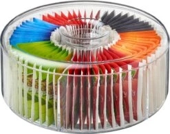 Mepal - Theedoos Rond - Transparant - 6 Vakken - Opbergdoos - Theekist 8 Mepal - Theedoos Rond - Transparant - 6 Vakken - Opbergdoos - Theekist -Kookgerei Koning Verkoop 1200x948 11