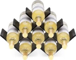 Navaris Bamboe Wijnrek 8 Sleuven - Houten Wijnstandaard Voor Het Organiseren En Bewaren Van Flessen - Zwart 11 Navaris Bamboe Wijnrek 8 Sleuven - Houten Wijnstandaard Voor Het Organiseren En Bewaren Van Flessen - Zwart -Kookgerei Koning Verkoop 1200x952 14