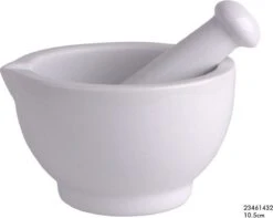 Svenska Living Vijzel Met Stamper - Wit - Keramiek - D10 Cm -Kookgerei Koning Verkoop 1200x957 7