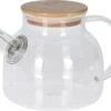 Excellent Houseware Glazen Theepot 800 Ml Met Filter - Theepotten/theekannen Van Glas