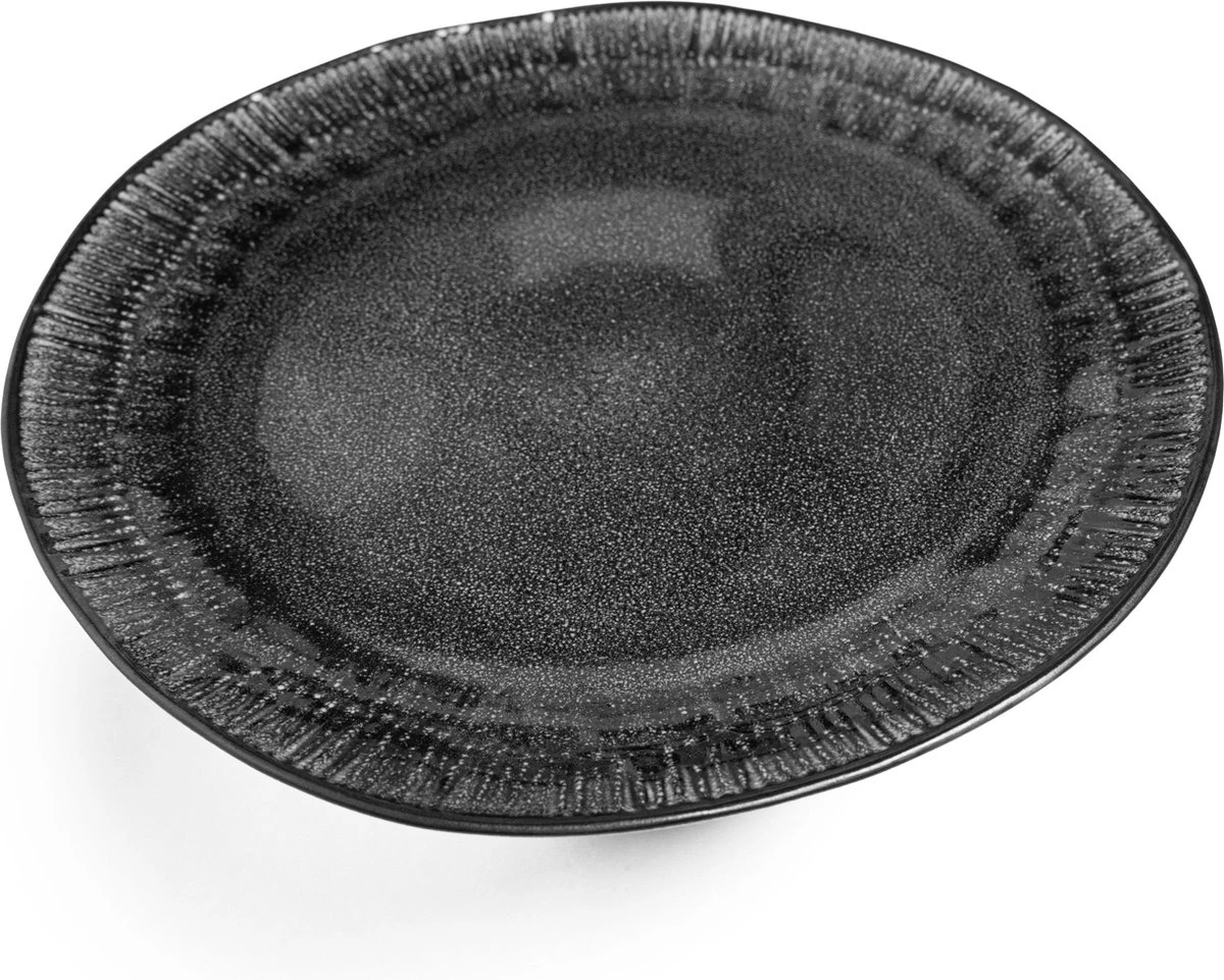 Serviesset 6 Personen - Evia Glacé - Matzwart / Zwart - 24-delig 3 Serviesset 6 Personen - Evia Glacé - Matzwart / Zwart - 24-delig - Afbeelding 3