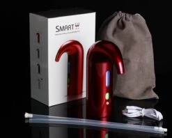 Merkloos Elektrische Wijnbeluchter - Wijn Decanteerder - Decanter - Zwart - Luxe Wijnbeluchter - Wijn Aerator - Oplaadbaar - Wijntap - Wine Decanter -Kookgerei Koning Verkoop 1200x962 8