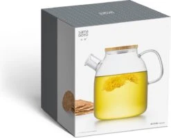 S091 Glazen Theepot Met Bamboedeksel - 1600 Ml - Samadoyo 9 S091 Glazen Theepot Met Bamboedeksel - 1600 Ml - Samadoyo -Kookgerei Koning Verkoop 1200x968 4