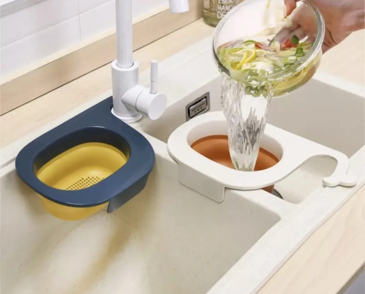 Merkloos Spoelbak Vergiet - Ovaal - Gootsteen - Lange Haak 1 Merkloos Spoelbak Vergiet - Ovaal - Gootsteen - Lange Haak