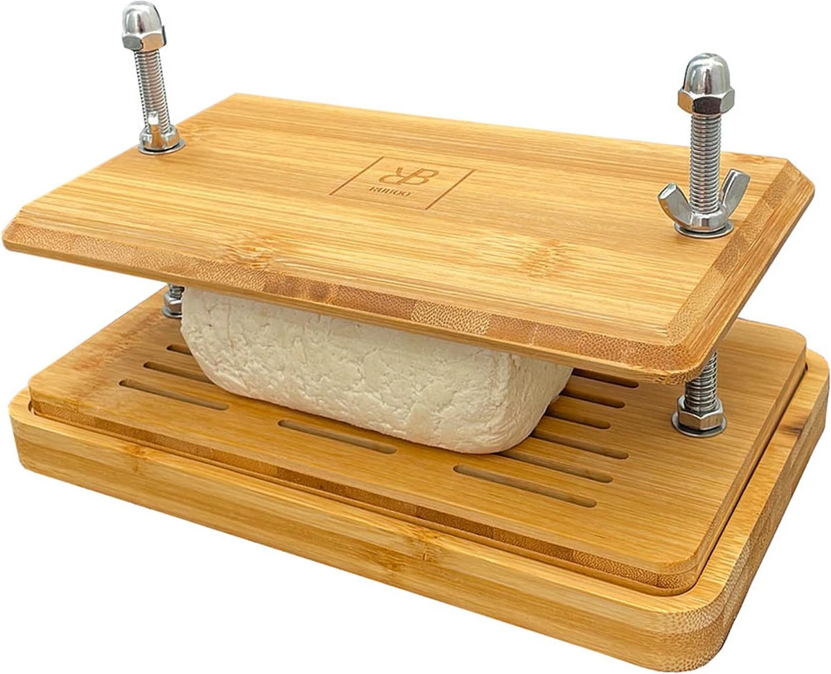 Ruboo Tofu Pers - Bamboe Tofu Pers - Tofupers - Vegan Tofu Press - Vegetarisch 1 Ruboo Tofu Pers - Bamboe Tofu Pers - Tofupers - Vegan Tofu Press - Vegetarisch