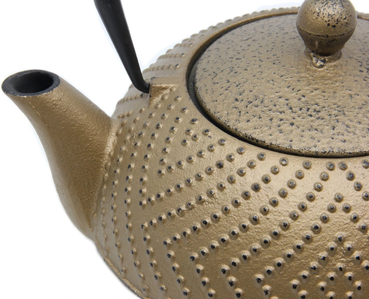 Bredemeijer - Theepot Fujian Goud 1.2L Met Filter 3 Bredemeijer - Theepot Fujian Goud 1.2L Met Filter - Afbeelding 3