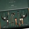 Cocora Gin Tonic Geschenkset - 12-delige RVS Cocktail Set - Tritan® Kristalglazen - Cocktail Boek - Luxe Cadeauverpakking - Rosé Goud