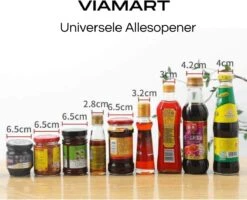 Viamart - Allesopener - Blik, Pot, Fles, Dopje, Deksel Opener - Ideaal Voor Ouderen En Bij Lichamelijke Klachten - RVS -Kookgerei Koning Verkoop 1200x974 7