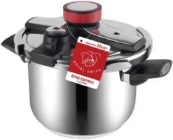 Royal Swiss Snelkookpan / Couscous Pan - 2 In 1 - 10 Liter - Ø 26 Cm - RVS - Inductie - Automatische Sluiting 11 Royal Swiss Snelkookpan / Couscous Pan - 2 In 1 - 10 Liter - Ø 26 Cm - RVS - Inductie - Automatische Sluiting -Kookgerei Koning Verkoop 1200x976 18