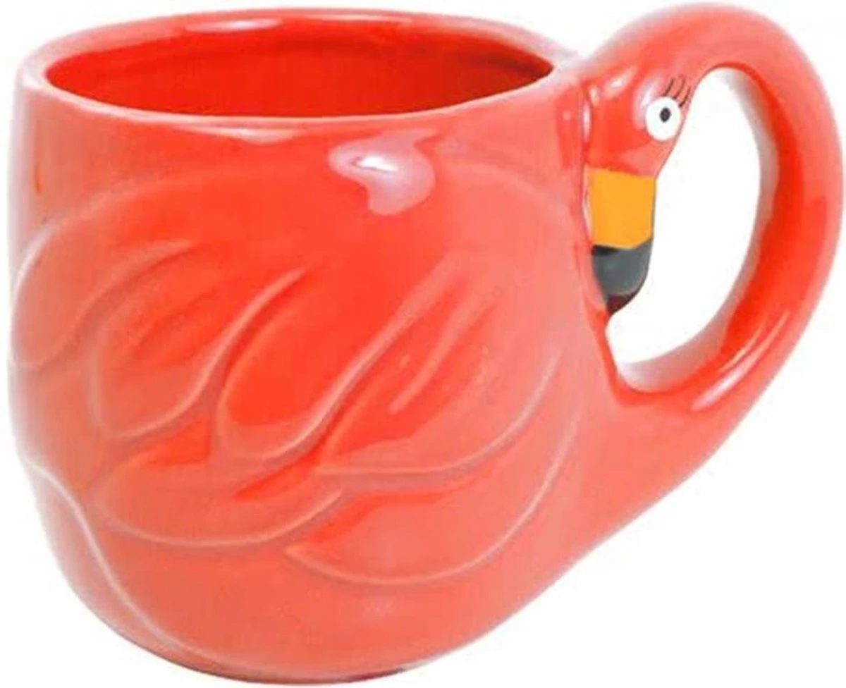 Blond Amsterdam Paradise Flamingo Mok - Rood - 350 Ml 1 Blond Amsterdam Paradise Flamingo Mok - Rood - 350 Ml