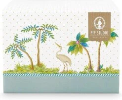 Pip Studio. Set Van 2 Grote Mokken Jolie Flowers Blue 350ml -Kookgerei Koning Verkoop 1200x981