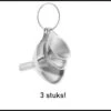 Afecto® Trechters | Set Van 3 Stuks Trechters | 3 X Trechter| RVS|