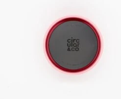 Circular&Co. Herbruikbare To Go Koffiebeker (rCUP) Zwart/roze 12oz/340ml -Kookgerei Koning Verkoop 1200x982 3