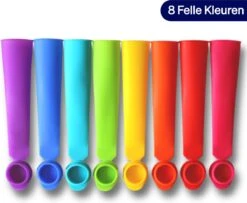 Siliconen IJslolly Vormpjes (12 Stuks) - IJsvormpjes - XL - Extra Kleuren - IJs Maken - Vaatwasser Bestendig - BPA Vrij - Met Receptkaart 9 Siliconen IJslolly Vormpjes (12 Stuks) - IJsvormpjes - XL - Extra Kleuren - IJs Maken - Vaatwasser Bestendig - BPA Vrij - Met Receptkaart -Kookgerei Koning Verkoop 1200x985 8