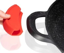 CUILINA Paella Pan 40 Cm– Duitse GREBLON Antiaanbaklaag Marmer Coating - Voor Inductie En Alle Warmtebronnen - Met Afneembare Siliconen Handvatten. -Kookgerei Koning Verkoop 1200x987 10