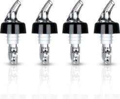 Precisie Schenktuit (3CL) Kogel Maatschenker 4 Stuks - Kogelschenktuit Voor Horeca - Transparant