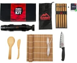 Summit Products Sushi Bazooka Kit- Sushi Maker Set- Sushi Kit- All In One Sushi Set- Inclusief Online Bereidingsgids- Zwart 29 Summit Products Sushi Bazooka Kit- Sushi Maker Set- Sushi Kit- All In One Sushi Set- Inclusief Online Bereidingsgids- Zwart -Kookgerei Koning Verkoop 1200x988 7