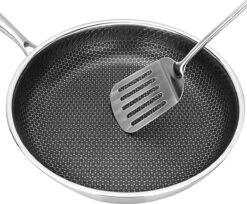 Honingraat Heavy Duty Anti-aanbak Koekenpan - Steelpan - Wok - Met Deksel 30 Cm - Gas - Elektrisch - Inductie - Oven -Kookgerei Koning Verkoop 1200x991 2