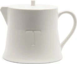 Riviera Maison Theepot Met Deksel - RM Tea Pot Matt - Wit